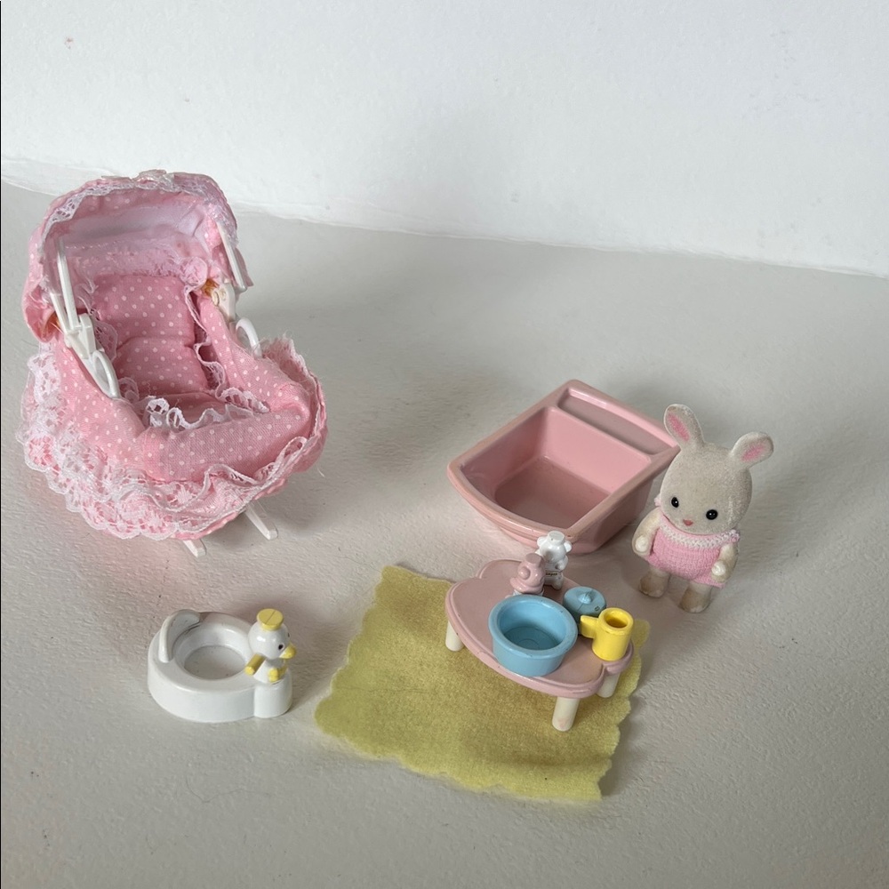 Adorable Pink Bunny Doll Set with Accessories